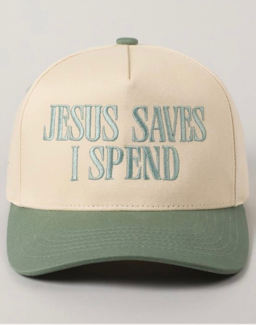 Trucker Hat - Jesus Saves I Spend