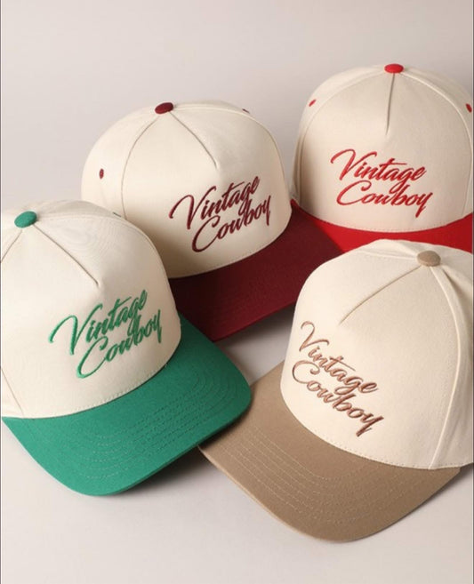 Trucker Hat - Vintage Cowboy
